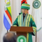 Princess Zahra addressing the Graduands of AKU Kenya Global Convocation 2022-02-26